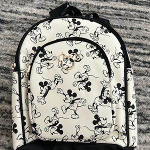Disney Bioworld Mickey Mouse Faux Leather Mini Backpack Purse Bag